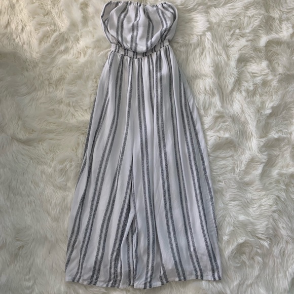 Silence + Noise Jackson Strapless Culotte Jumpsuit - Picture 3 of 5